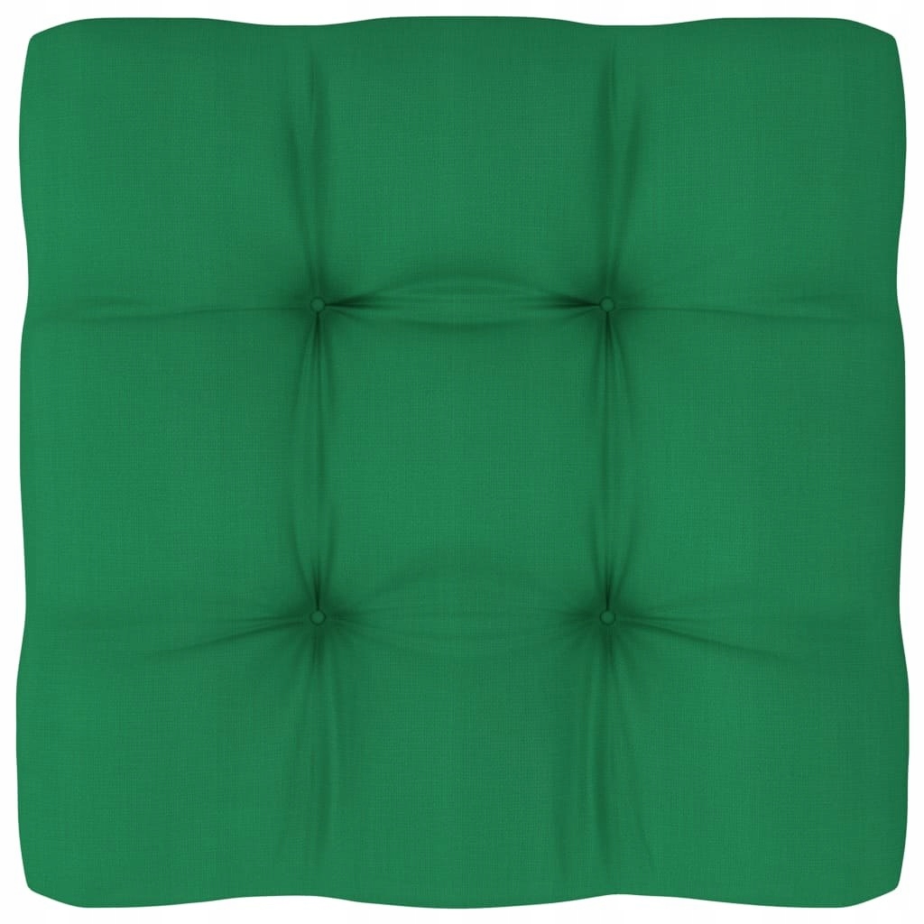 VidaXL Poduszka na sofę z palet, zielona, 60x60x10