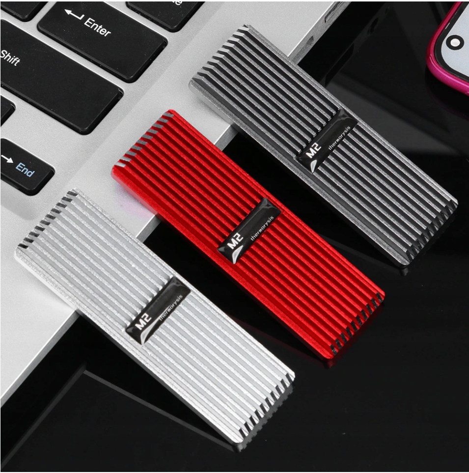 Купить Радиатор SSD-диска M.2 NVME — красный: отзывы, фото, характеристики в интерне-магазине Aredi.ru