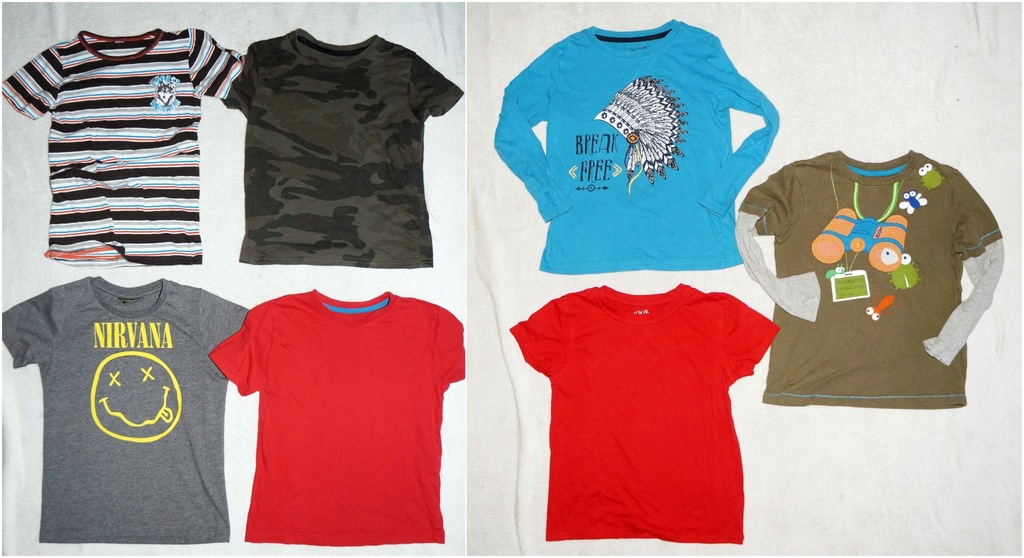 Koszulki T-shirty dla chłopca na 110 / 116