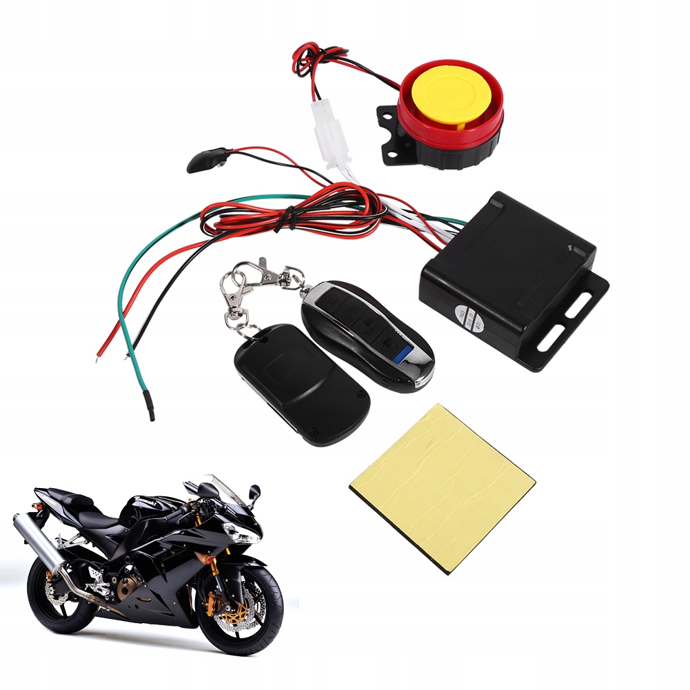 ALARM MOTOCYKLOWY SKUTER QUAD + ODPALANIE Z PILOTA