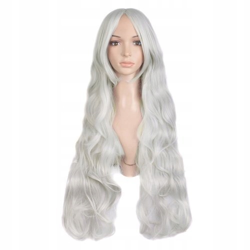 Peruka DORAMIOR Spiral Curly White 32''