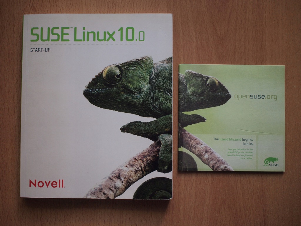 SUSE LINUX 10.0 START-UP + SUSE LINUX 9.3 PŁYTA