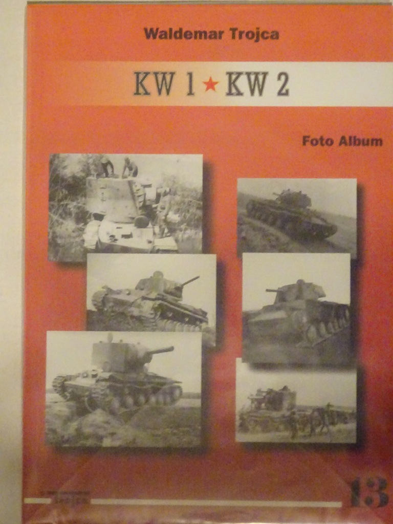 KW-1 i KW-2 monografia foto album czołgów