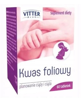 Vitter Blue Kwas Foliowy 60 tabletek