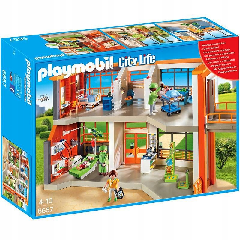 Playmobil City Life 6657 Szpital dziecięcy z wyposażeniem