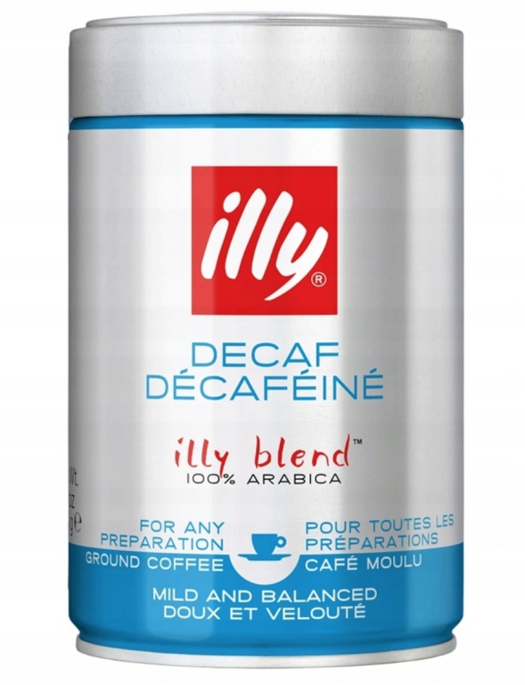 Kawa mielona illy Decaf bezkofeinowa 250g