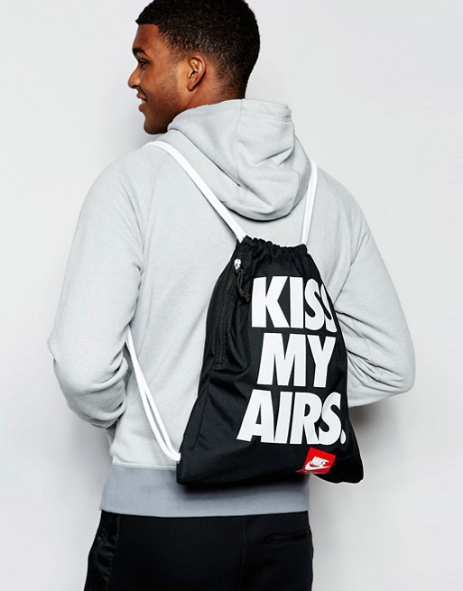 Worek gimnastyczny NIKE KISS MY AIRS NA PREZENT - 7374391871 - oficjalne archiwum Allegro