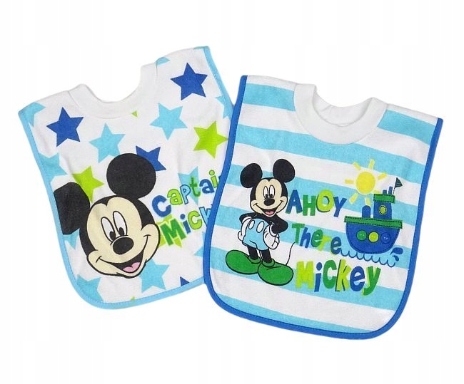 DISNEY_2-Pack Śliniaków z MYSZKĄ MICKEY_0-12