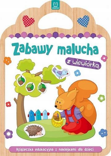 Zabawy malucha z wiewiórką. Aksjomat.