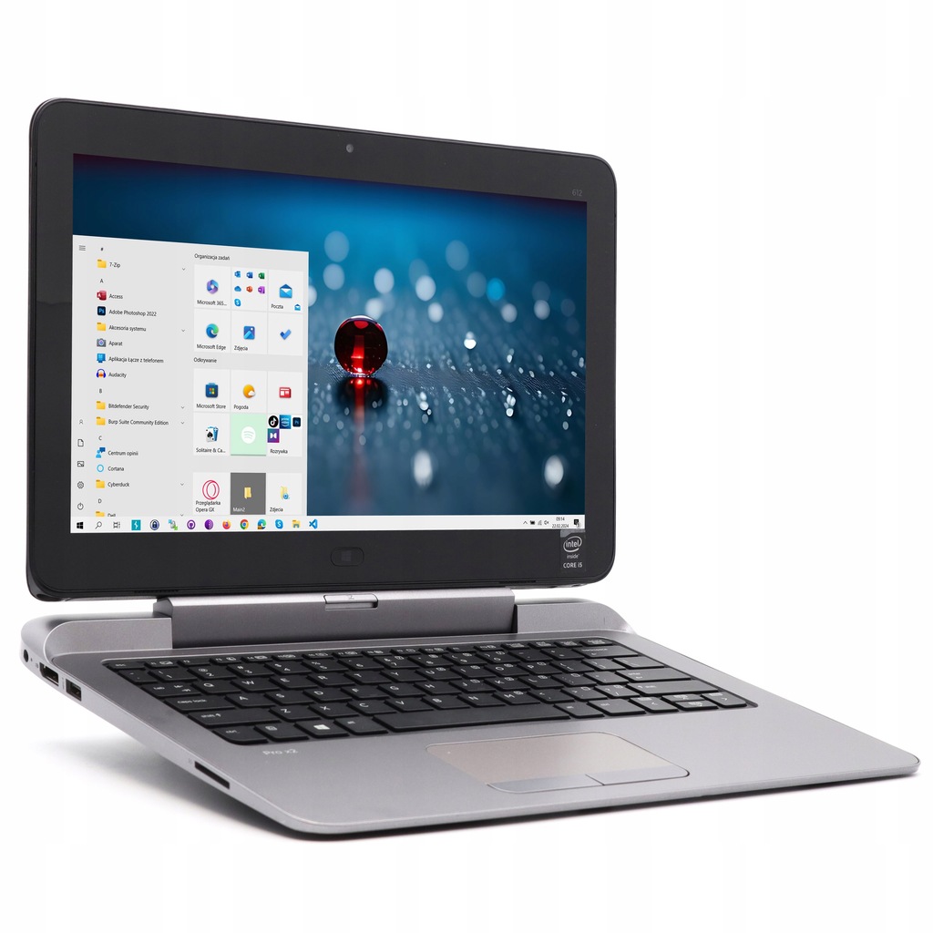 Laptop Tablet 2w1 HP Pro X2 612 G1 i5 8GB / 128GB SSD 12,5" FHD Dotykowy