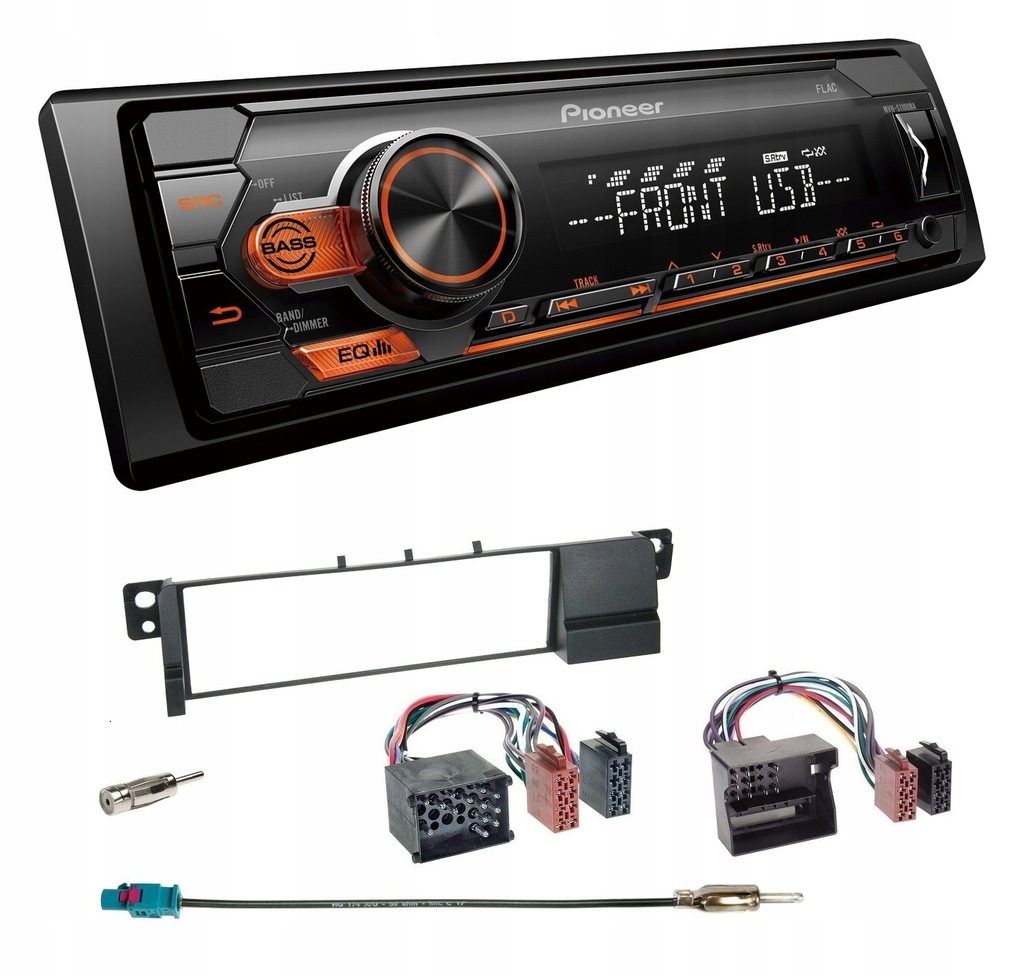 PIONEER MVHS110UBA RADIO USB AUX RAMKA BMW 3 E46