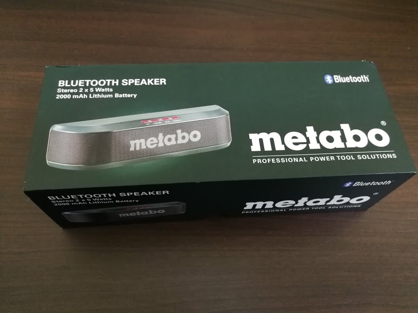 Akumulatorowy głośnik Bluetooth Metabo