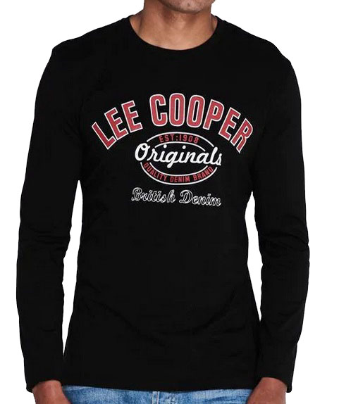 Koszulka LEE COOPER długi rękaw 100% bawełna tu XL