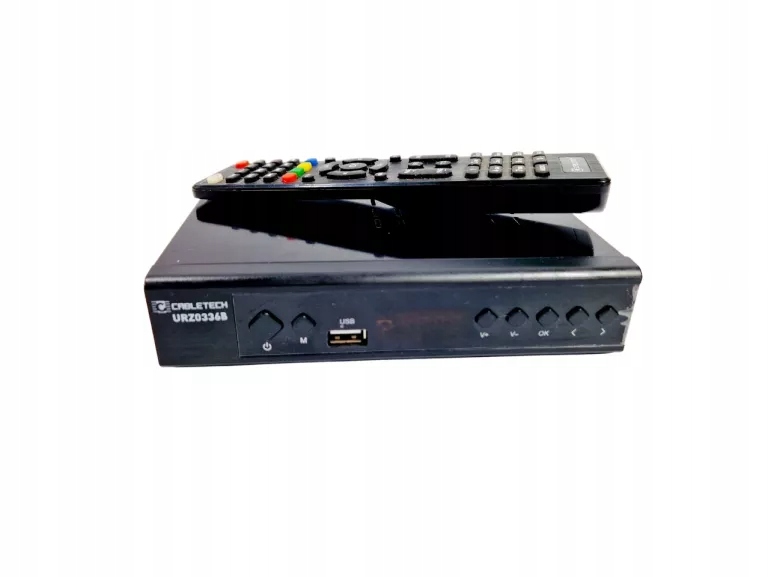 DEKODER/TUNER DVB-T2 | CABLETECH URZ0336B | CZARNY | PILOT