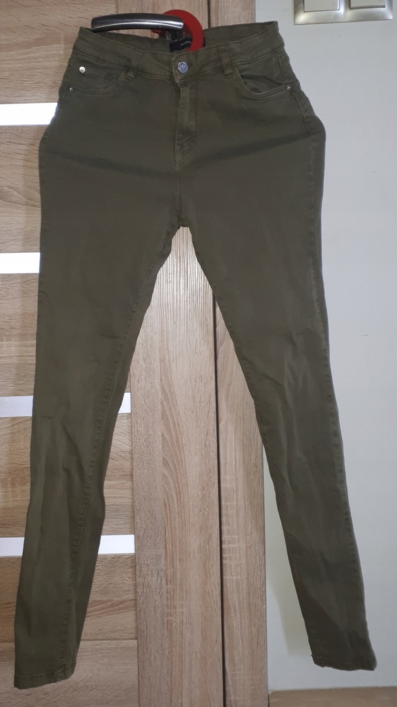 SPODNIE jeansowe khaki r.34 j.nowe Reserved