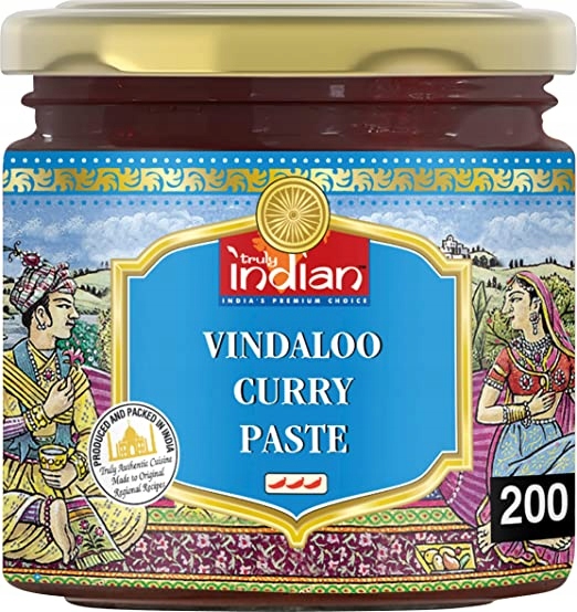 TRULY INDIAN PASTA CURRY VINDALOO 200G