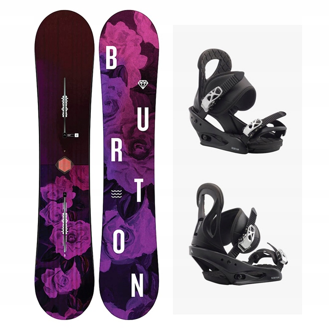 BURTON Stylus 142 + wiązania BURTON Citizen