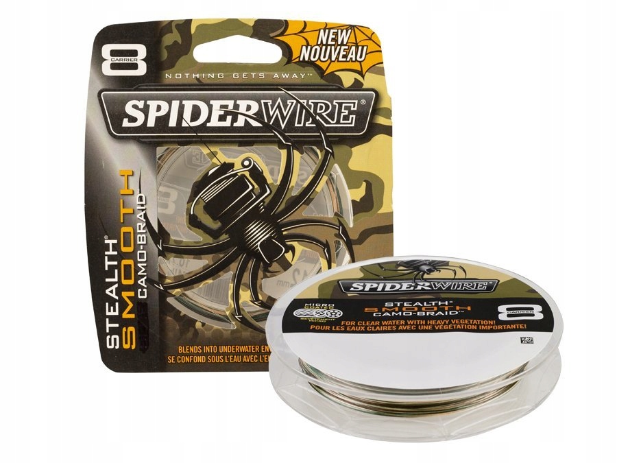 Plecionka Spiderwire Stealth Smooth 8 Camo 0,14mm
