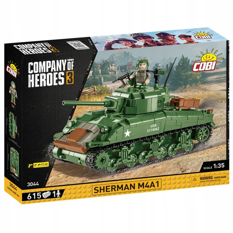 Klocki Company of Heroes 3 Sherman M4A1