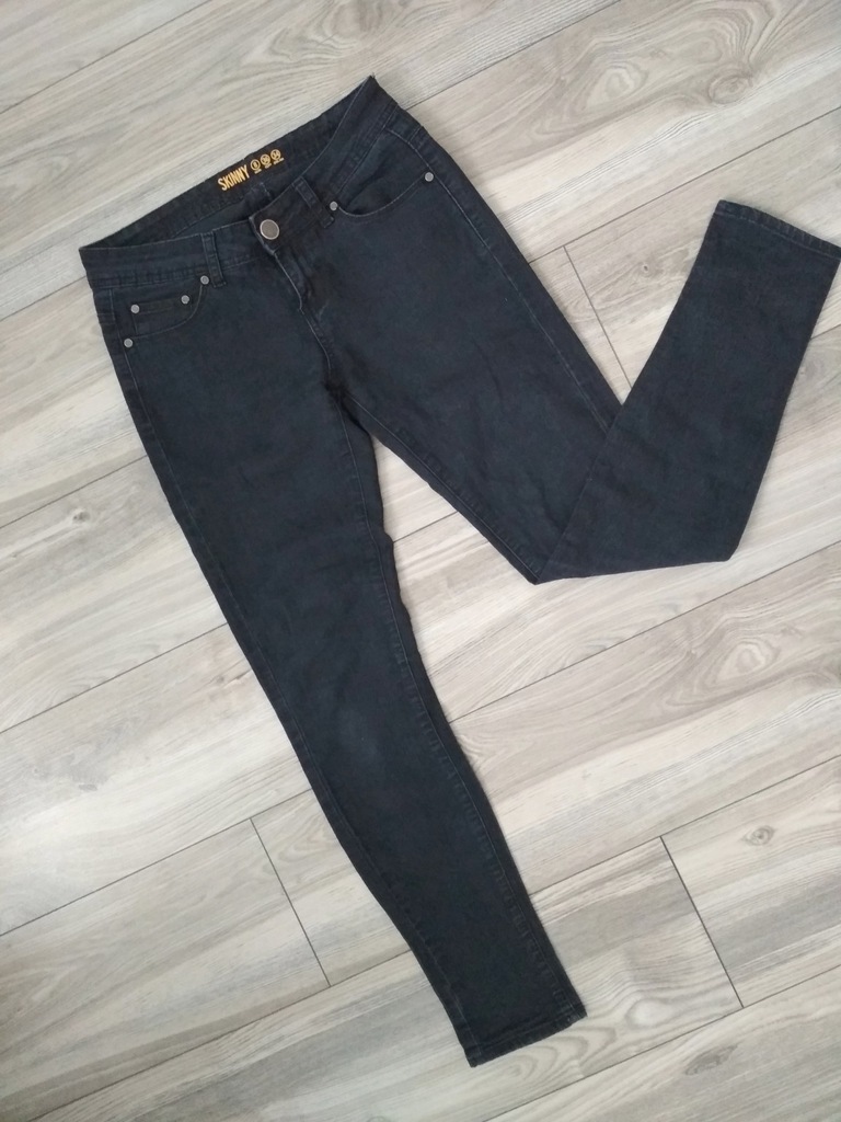 spodnie jeansy SKINNY 34 36 S RURKI wąskie nogawki