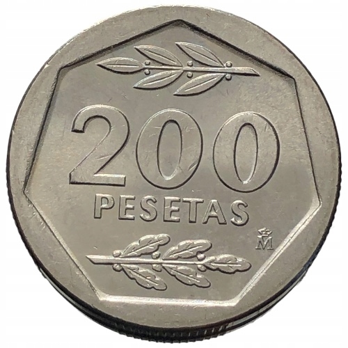 62411. Hiszpania - 200 peset - 1987r.