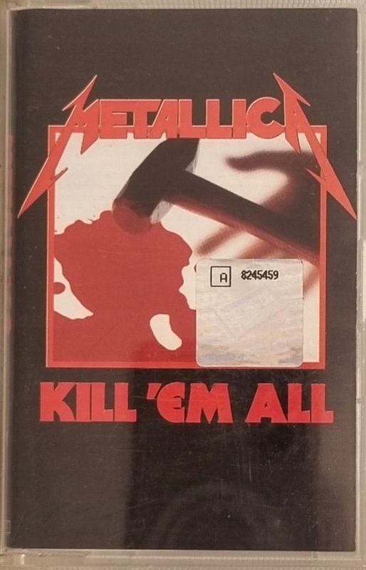 METALLICA KILL 'EM ALL kaseta audio