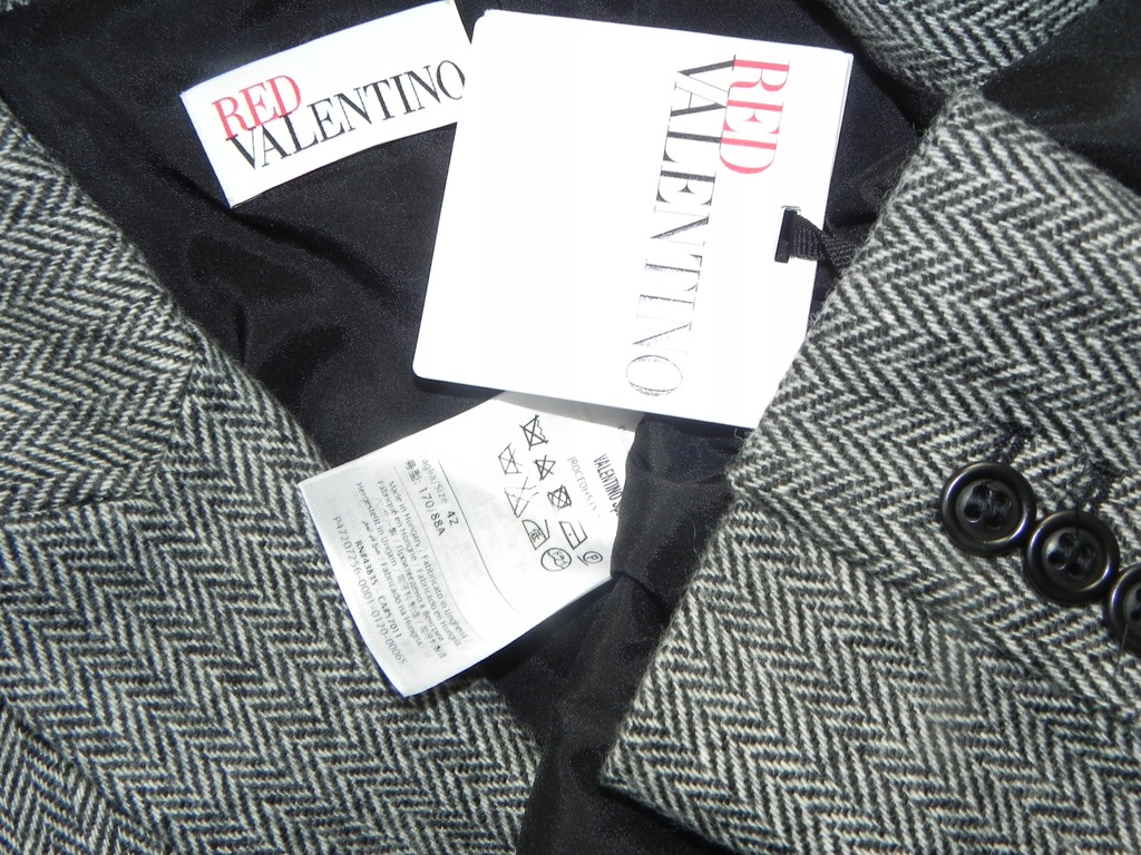 RED VALENTINO szary żakiecik M NOWY/metka - 9663536632