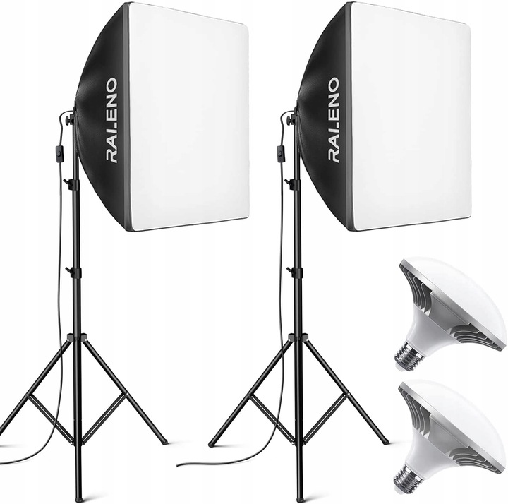 RALENO PS70 ZESTAW OŚWIETLENIOWY SOFTBOX 2SZT /K