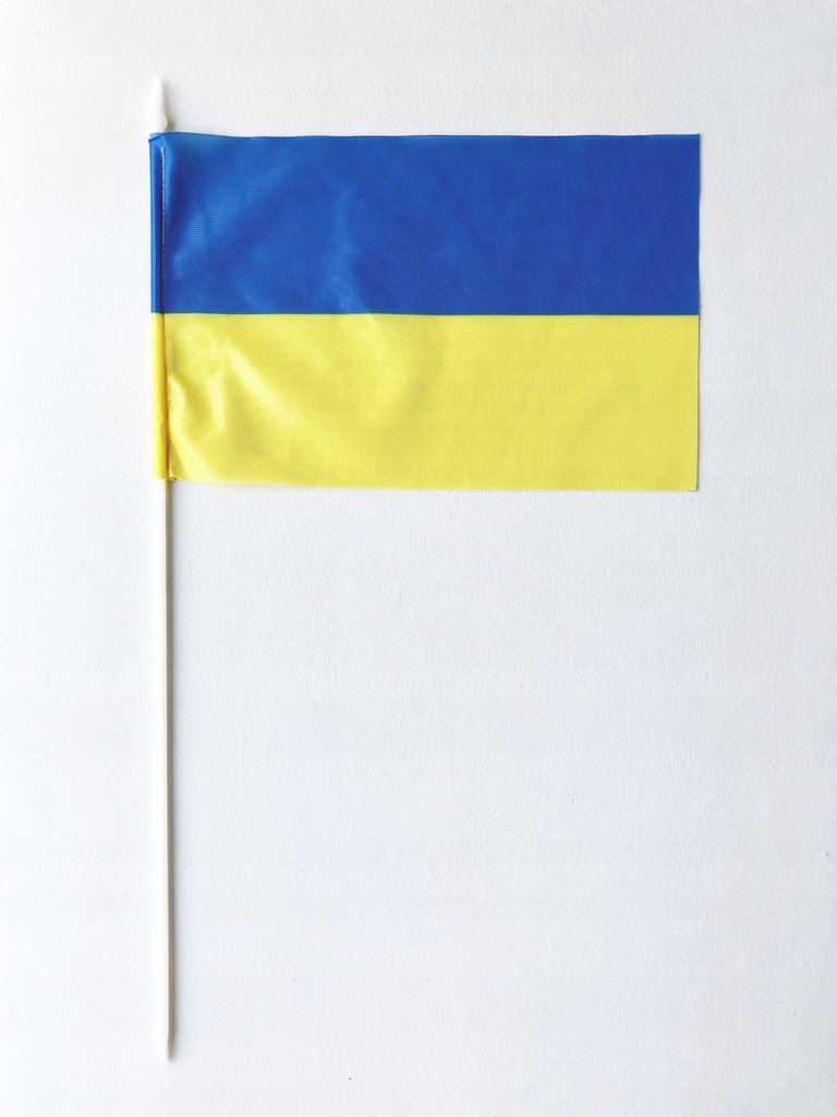 Flagietka Ukraina 29x18cm Chorągiewka WROCŁAW