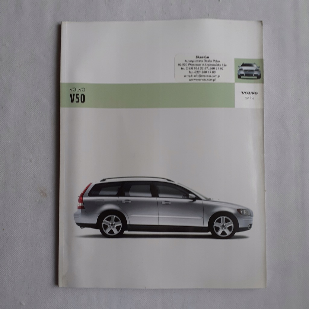 Volvo V50 Katalog Prospekt Instrukcja ??