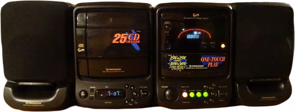 Wieża Pioneer ze zmieniarką 25 CD PD-Q160f RX-Q160