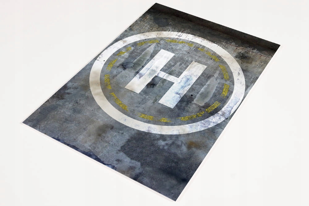 Podstawka pod model helikoptera - Lądowisko 30x20cm