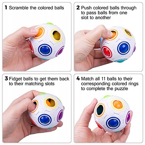 Magiczna Kula Ukladanka Football Fidget Cube Pilka Oficjalne Archiwum Allegro