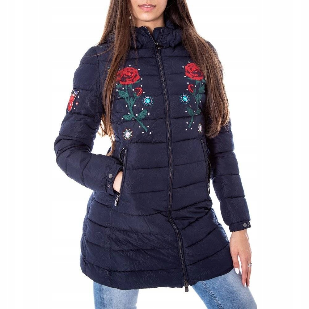 Kurtka DESIGUAL FLASH zimowa parka ocieplana r. 46