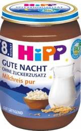 HIPP 8M Gute Nacht czysty pudding ryżowy 190g