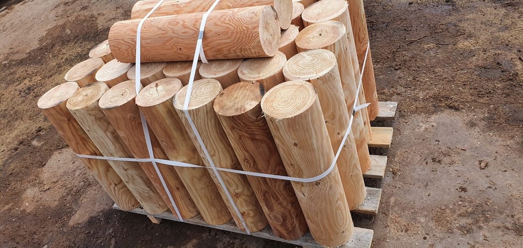 Bale toczone dębowe FI 10 dł.50 cm baliki, wałki, drążki