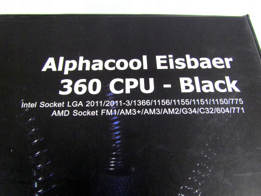Купить ВОДЯНОЕ ОХЛАЖДЕНИЕ ALPHACOOL EISBAER 360 CPU-Black: отзывы, фото, характеристики в интерне-магазине Aredi.ru