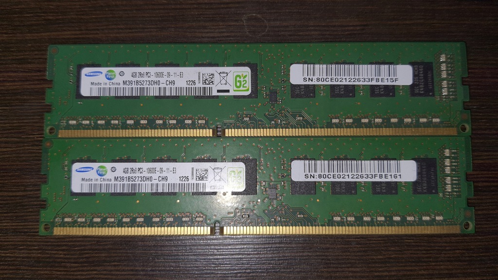 Pamięć RAM DDR3 4GB 1333Mhz SAMSUNG PC3-10600E
