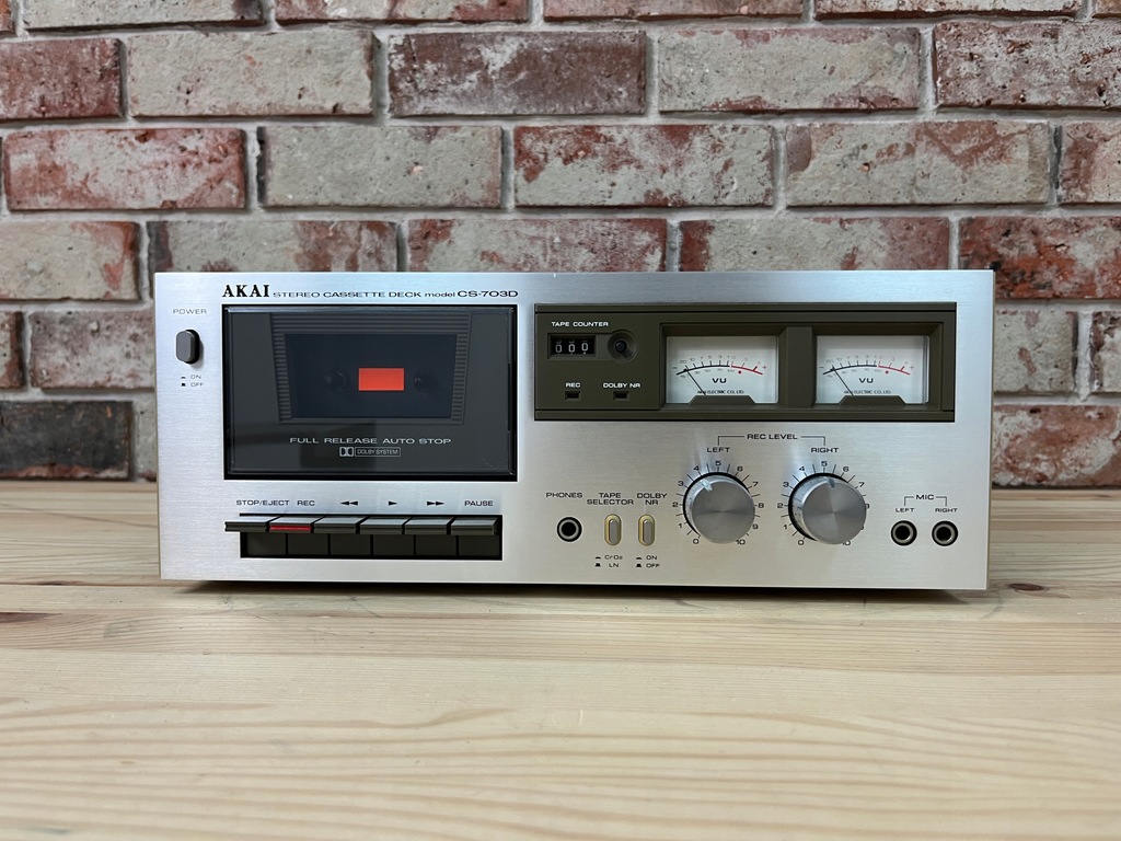 Akai CS-703D cassette deck odtwarzacz kaset