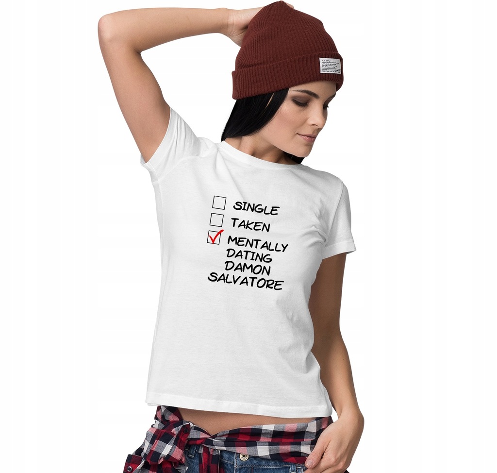 Pamiętniki wampirów Damon Stefan Koszulka L