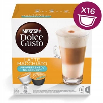 Kapsułki kawa LATTE MACCHIATO BEZ CUKRU Nescafe DG