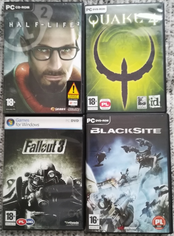 ZESTAW GIER NA PC-ta: FALLOUT 3, QUAKE 4, BLACKSIT