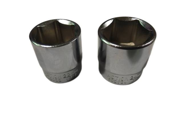 Klucz nasadowy nasadka ręczna 3/8" 6-kątna 22 mm krótka Action