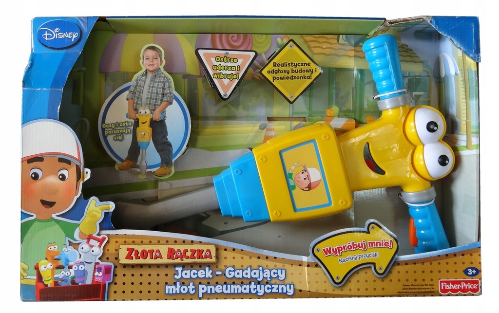 Fisher Price Złota Rączka Jacek Gadający Młot PL