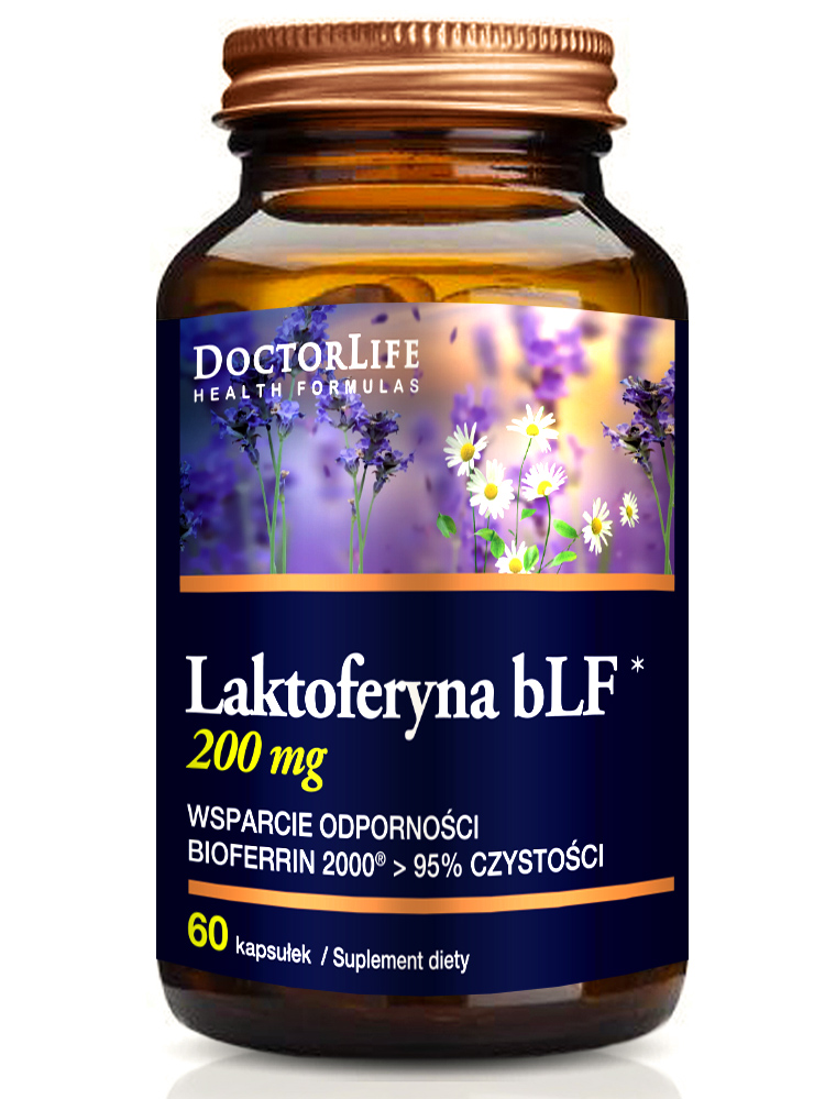 Laktoferyna bLF 100mg suplement diety wspomagający
