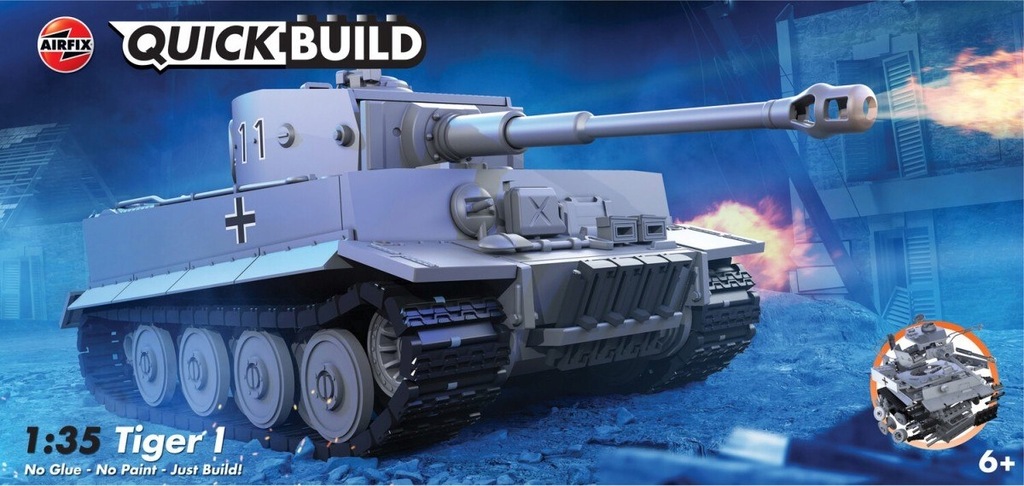 Model plastikowy Quickbuild Tiger I 1/35 Airfix