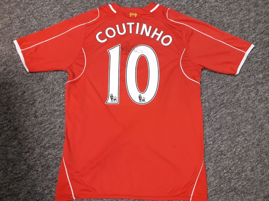 Coutinho (Liverpool) koszulka z autografem!