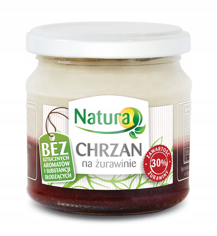 Natura Chrzan na żurawinie 190 g