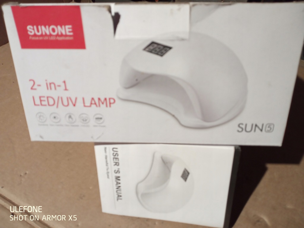 SUNONE Lampa UV LED 24/48W Hybrydy Żele