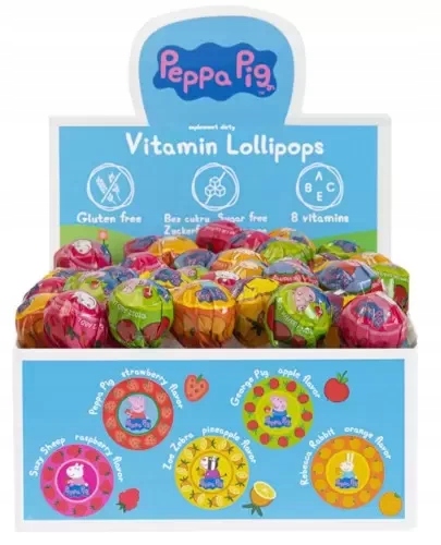 Vitamin Lollipops Peppa Pig Lizak 1 sztuka